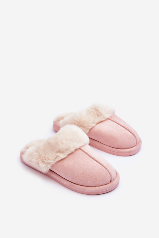 Women's Slippers With Fur Pink Pinky Women's Slippers With Fur Pink Pinky