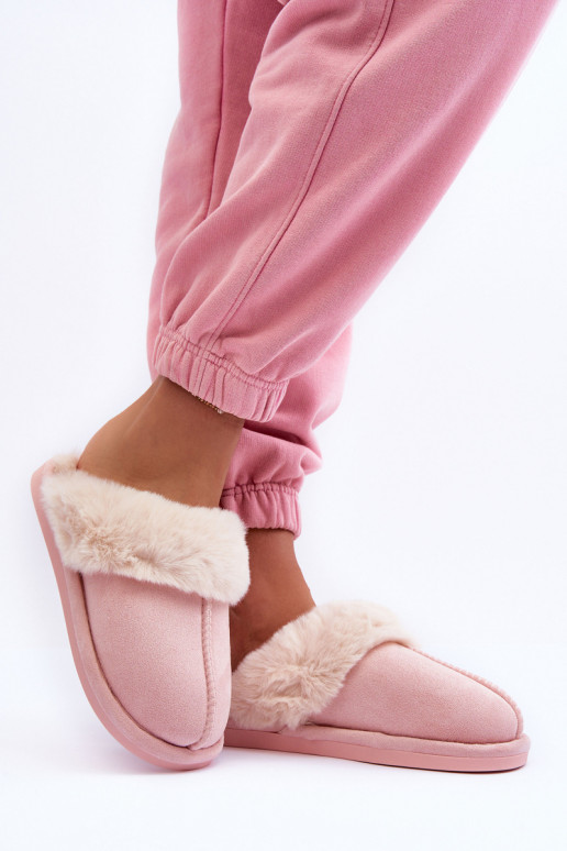 Women's Slippers With Fur Pink Pinky Women's Slippers With Fur Pink Pinky