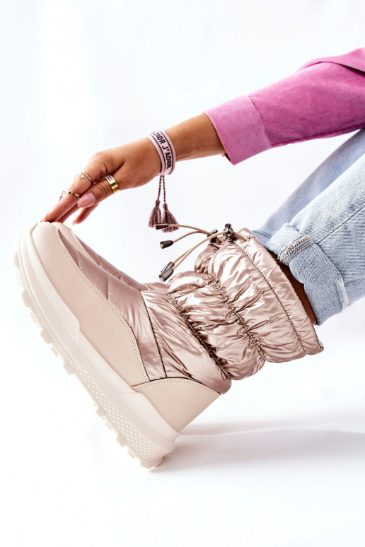 Women's Warm-up Snowboots Gold Starbone Women's Warm-up Snowboots Gold Starbone