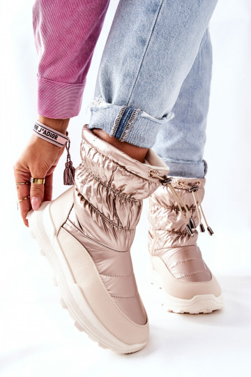 Women's Warm-up Snowboots Gold Starbone 2