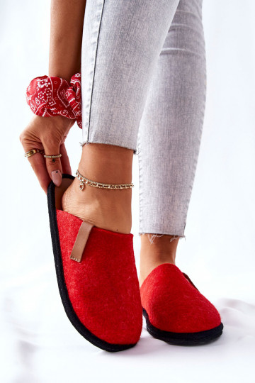 Women's Slippers Big Star II267002 Red-Brown 2