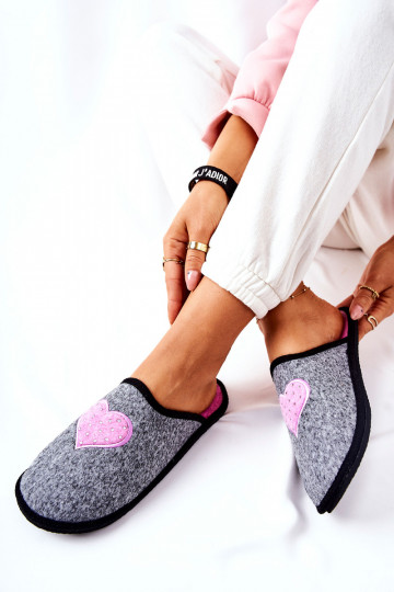 Household slippers Panto Fino II267010 Grey-pink 2