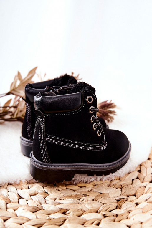 Children's Trapers Boots Black Milos Children's Trapers Boots Black Milos