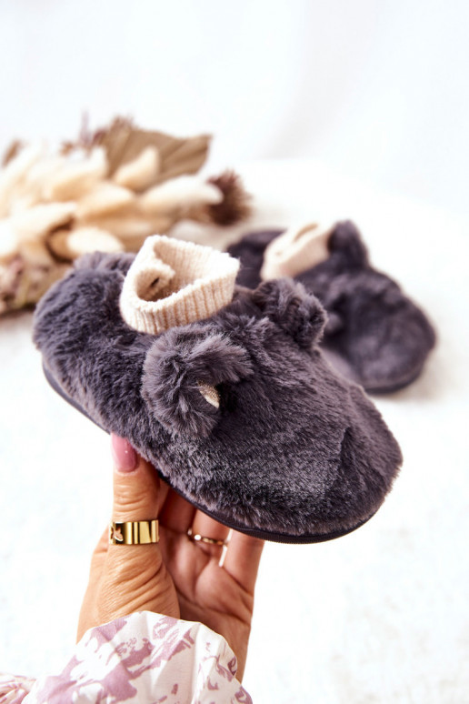 Warm fleece with welt Dark Grey Dessi Warm fleece with welt Dark Grey Dessi