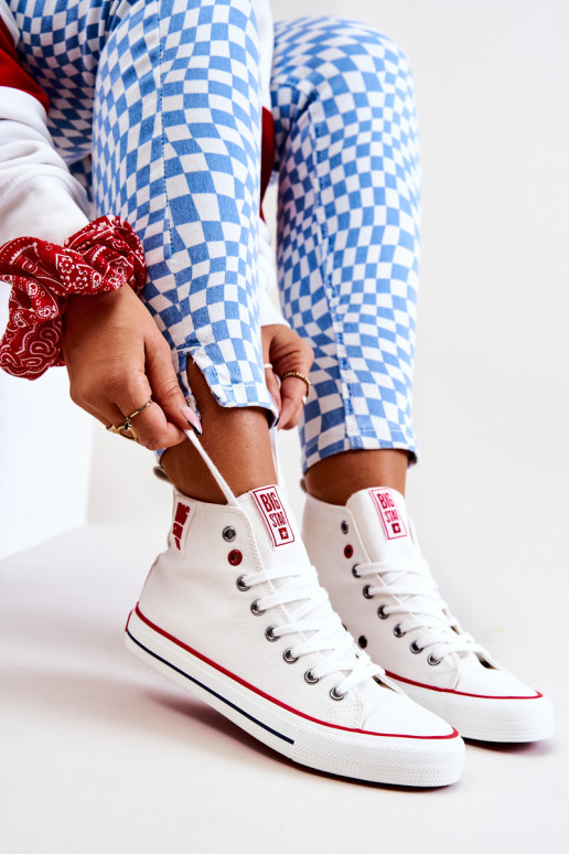 High Sneakers Big Star JJ274127 White High Sneakers Big Star JJ274127 White