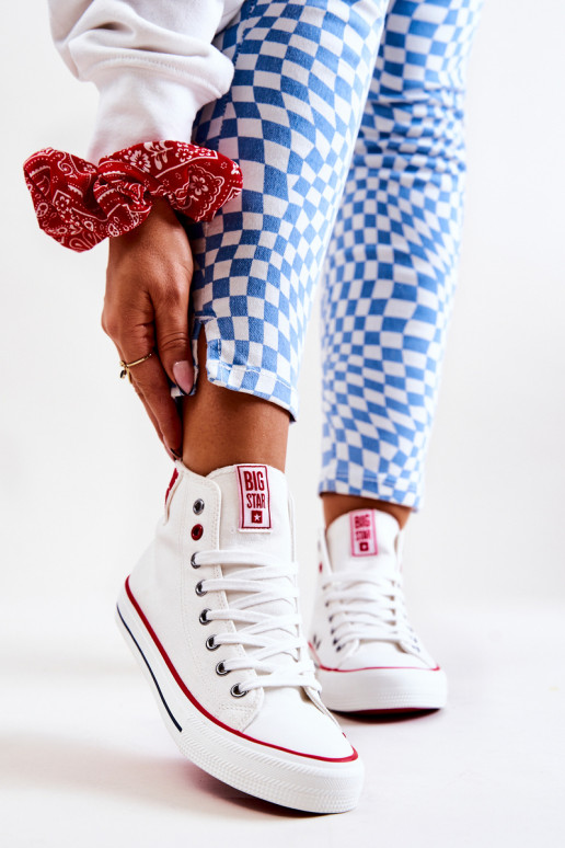 High Sneakers Big Star JJ274127 White High Sneakers Big Star JJ274127 White