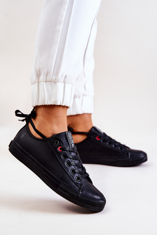 Low Leather Trainers Big Star JJ274006 Black Low Leather Trainers Big Star JJ274006 Black