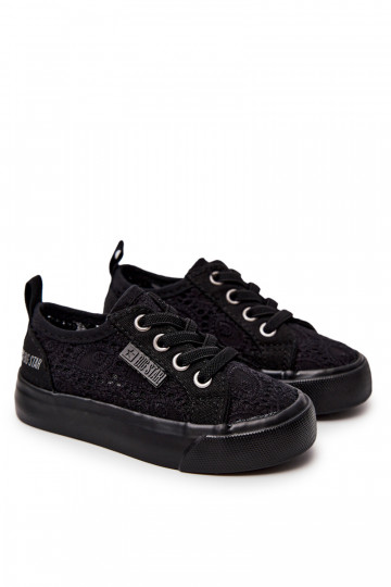 Openwork Sneakers Big Star JJ374133 Black 2