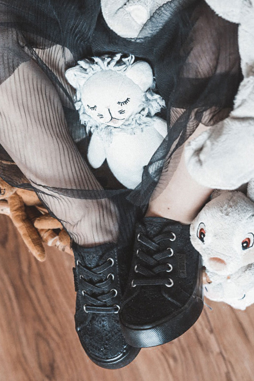 Openwork Sneakers Big Star JJ374133 Black Openwork Sneakers Big Star JJ374133 Black