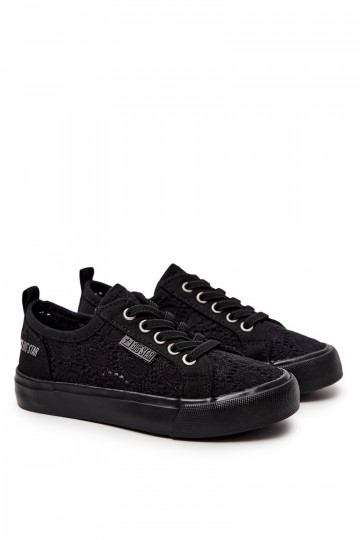 Openwork Sneakers Big Star JJ374011 Black 2