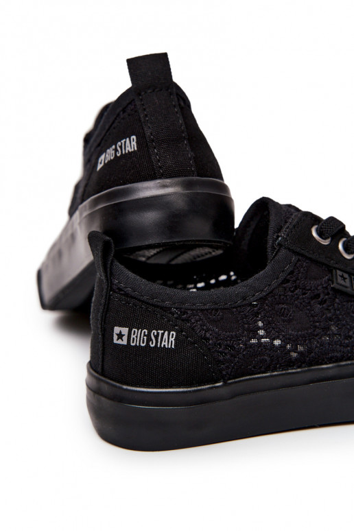 Openwork Sneakers Big Star JJ374011 Black Openwork Sneakers Big Star JJ374011 Black