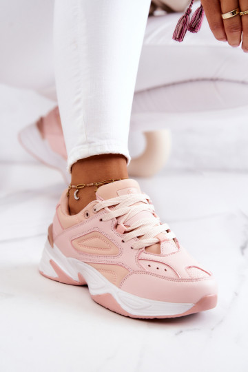 Women's sports shoes tied with pink Hassie 2