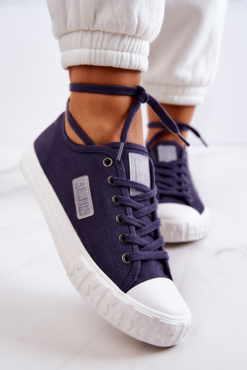 Classic Women's Sneakers BIG STAR JJ274494 Navy Blue 2