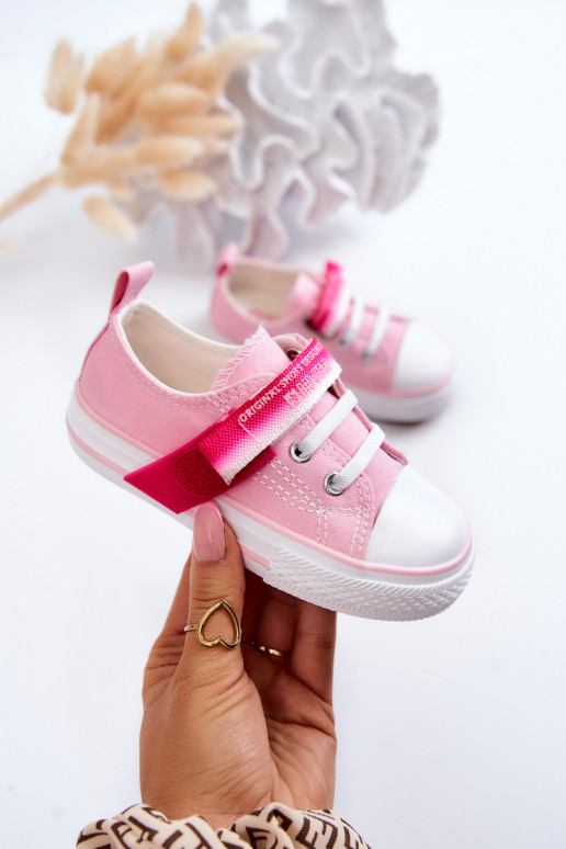 Children's Low Sneakers BIG STAR JJ374078 Pink Children's Low Sneakers BIG STAR JJ374078 Pink