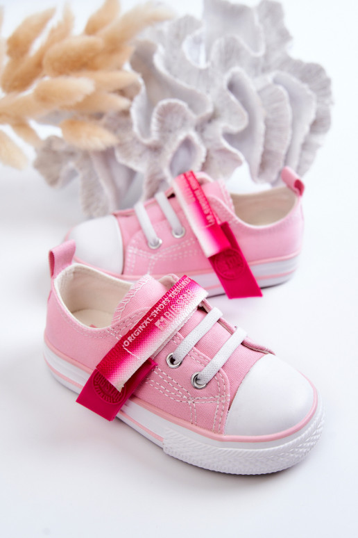 Children's Low Sneakers BIG STAR JJ374078 Pink Children's Low Sneakers BIG STAR JJ374078 Pink