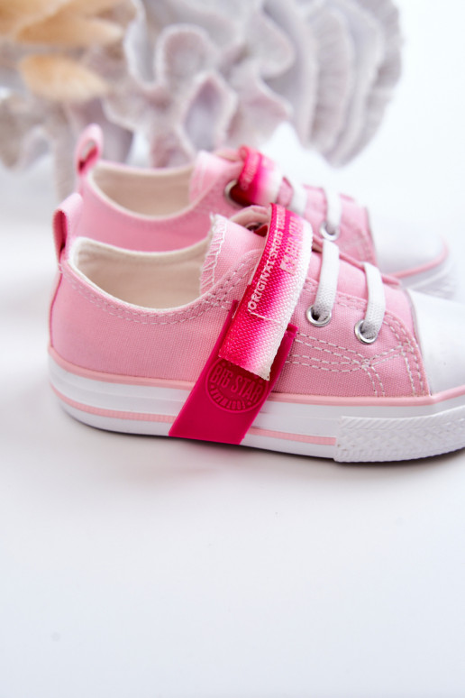 Children's Low Sneakers BIG STAR JJ374078 Pink Children's Low Sneakers BIG STAR JJ374078 Pink