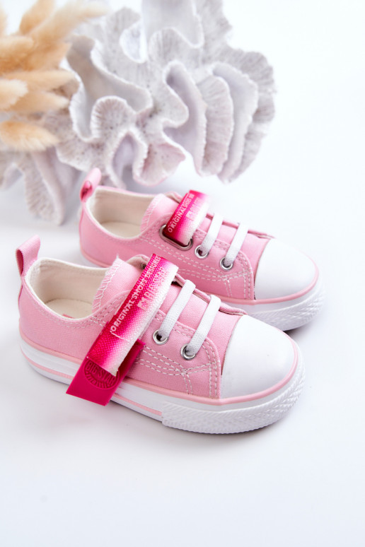 Children's Low Sneakers BIG STAR JJ374078 Pink Children's Low Sneakers BIG STAR JJ374078 Pink
