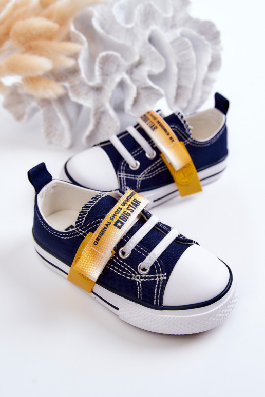 Children's Low Sneakers BIG STAR JJ374077 Navy Children's Low Sneakers BIG STAR JJ374077 Navy