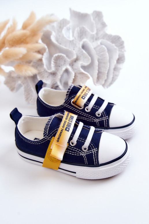 Children's Low Sneakers BIG STAR JJ374077 Navy Children's Low Sneakers BIG STAR JJ374077 Navy