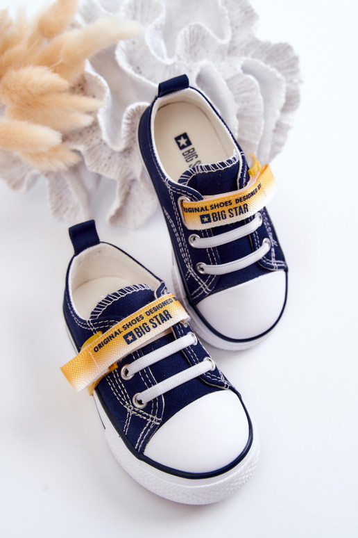 Children's Low Sneakers BIG STAR JJ374077 Navy Children's Low Sneakers BIG STAR JJ374077 Navy