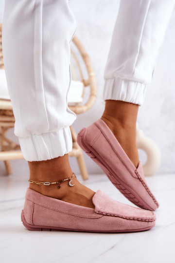 Women s Loafers Suede Pink Morreno 2