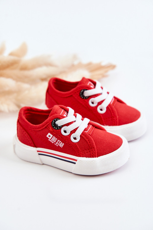 Children's Low Sneakers Big Star JJ374162 Red
