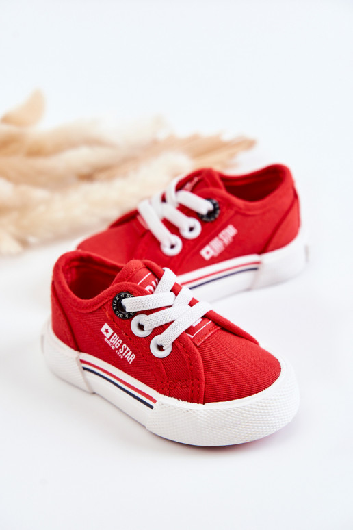 Children's Low Sneakers Big Star JJ374162 Red
