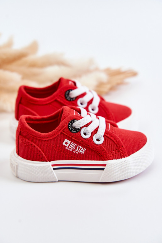 Children's Low Sneakers Big Star JJ374162 Red