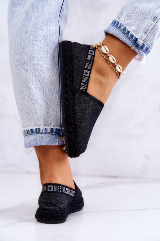 Slip-on espadrilles Big Star JJ274878 Black Slip-on espadrilles Big Star JJ274878 Black