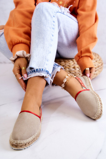 Slip-on espadrilles Big Star JJ274879 Beige 2