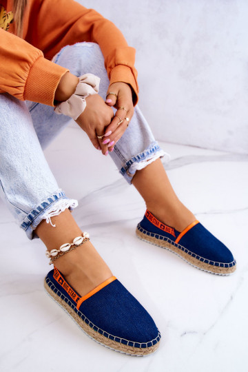 Slip-on espadrilles Big Star JJ274877 Navy blue 2