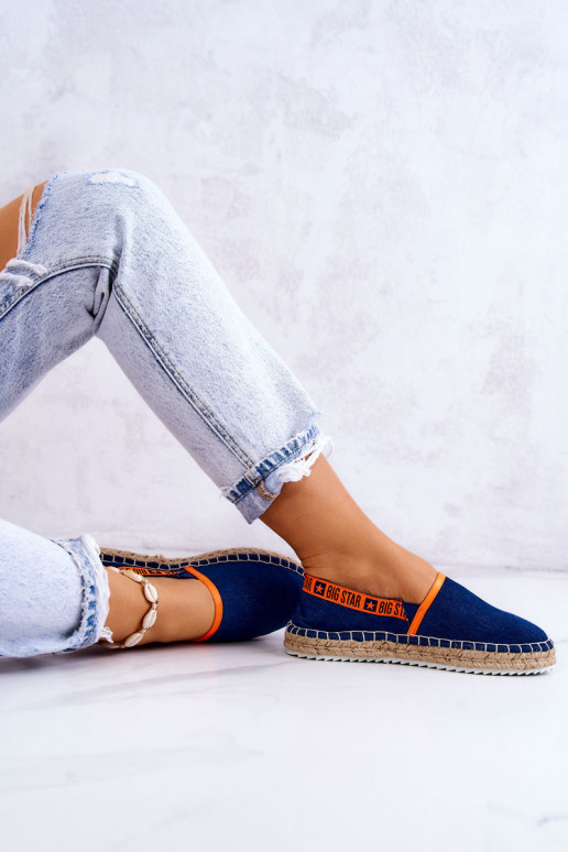 Slip-on espadrilles Big Star JJ274877 Navy blue Slip-on espadrilles Big Star JJ274877 Navy blue