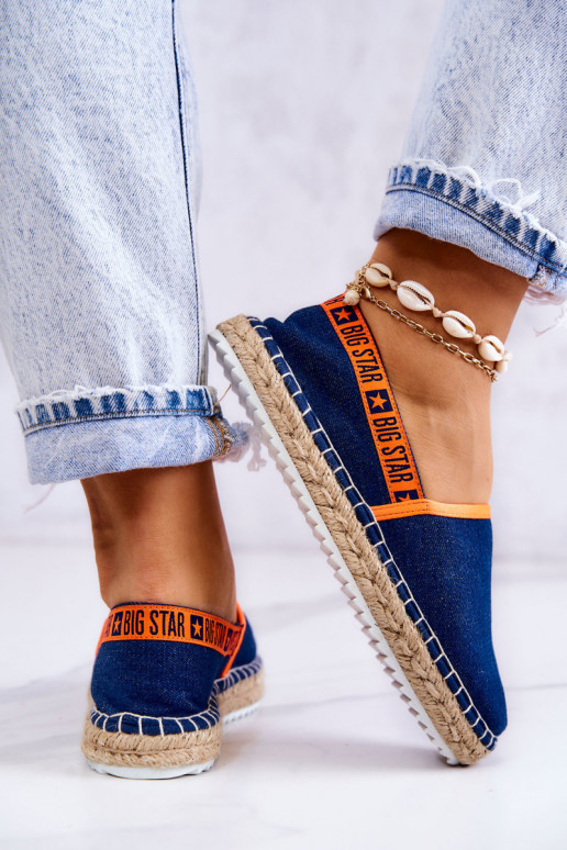 Slip-on espadrilles Big Star JJ274877 Navy blue Slip-on espadrilles Big Star JJ274877 Navy blue