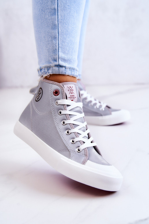 Women's High Sneakers Cross Jeans JJ2R4057C Grey Women's High Sneakers Cross Jeans JJ2R4057C Grey