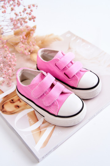 Children's Sneakers With Velcro Pink Bernie 2