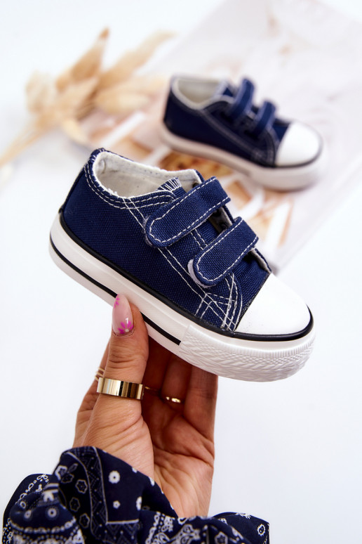 Children's Sneakers With Velcro Navy Bernie Children's Sneakers With Velcro Navy Bernie