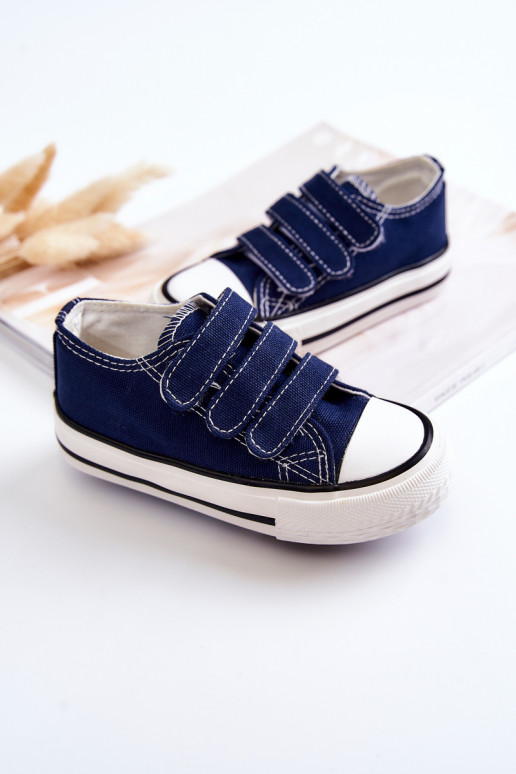Children's Sneakers With Velcro Navy Bernie Children's Sneakers With Velcro Navy Bernie