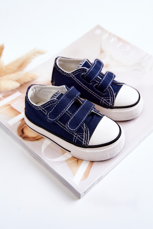 Children's Sneakers With Velcro Navy Bernie Children's Sneakers With Velcro Navy Bernie