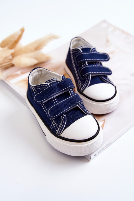 Children's Sneakers With Velcro Navy Bernie Children's Sneakers With Velcro Navy Bernie