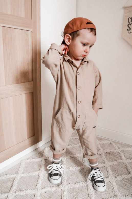 Children's High Sneakers Khaki Filemon