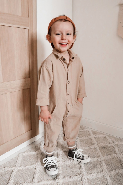 Children's High Sneakers Khaki Filemon