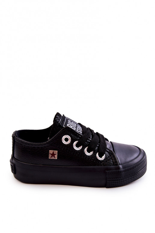 Children's Leather Sneakers BIG STAR JJ374311 Black