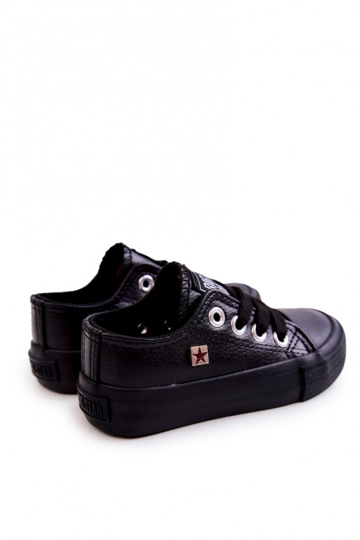 Children's Leather Sneakers BIG STAR JJ374311 Black