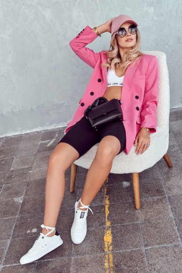 Leather Sneakers Big Star JJ274211 White and Black 2