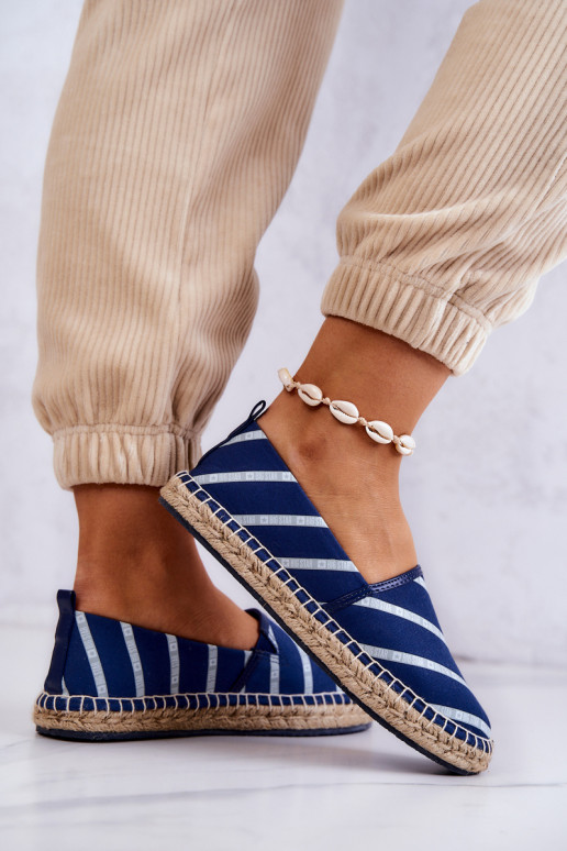 Women's Classic Espadrilles Big Star JJ274960 Navy blue Women's Classic Espadrilles Big Star JJ274960 Navy blue