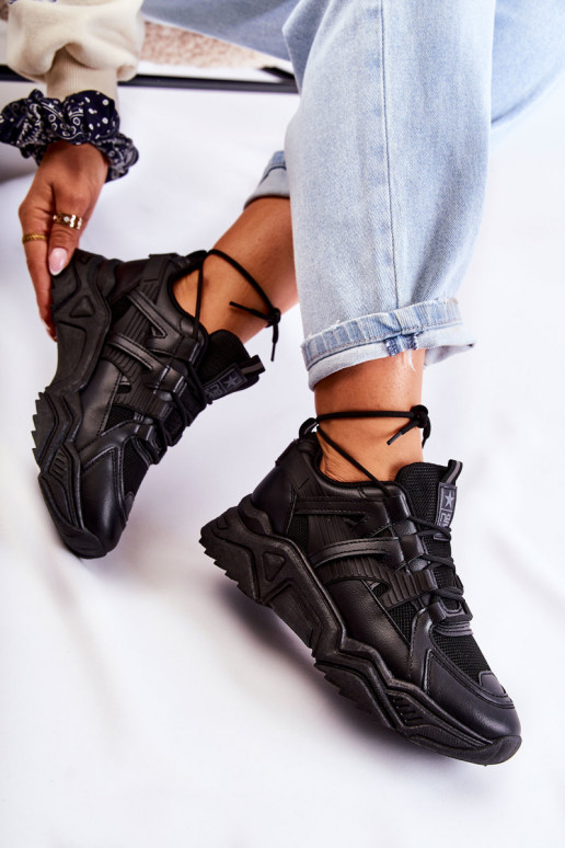 Women s Sport Shoes Sneakers Black Daren Women s Sport Shoes Sneakers Black Daren