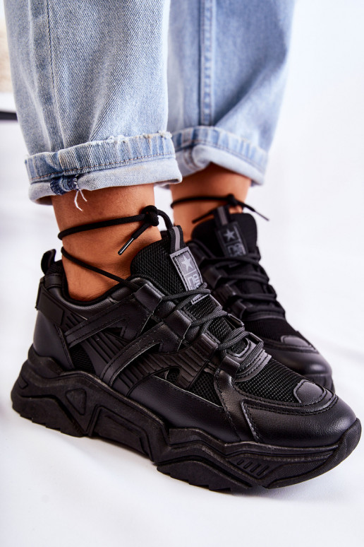 Women s Sport Shoes Sneakers Black Daren Women s Sport Shoes Sneakers Black Daren