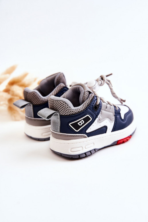 Children's High Sport Shoes Navy Blue Bruce Children's High Sport Shoes Navy Blue Bruce