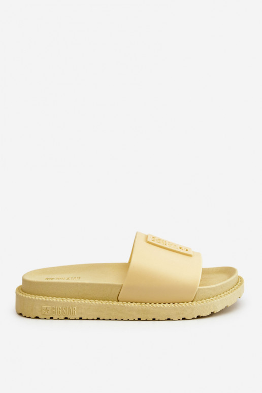 Women's Slippers Big Star JJ274A305 Yellow