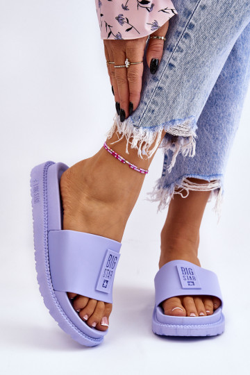Women's Slippers Big Star LL274431 Light purple 2